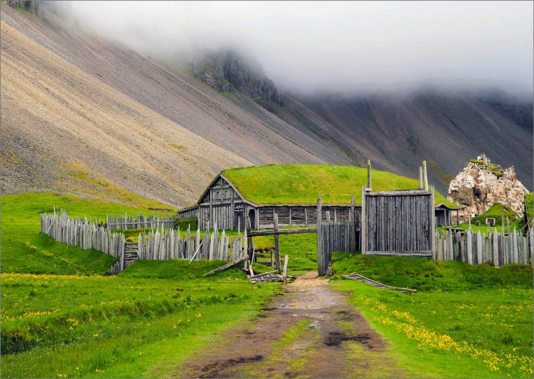 Viking Village Prop For Movie