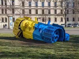Zakopaný sovietsky tank