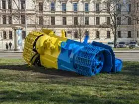 Zakopaný sovietsky tank