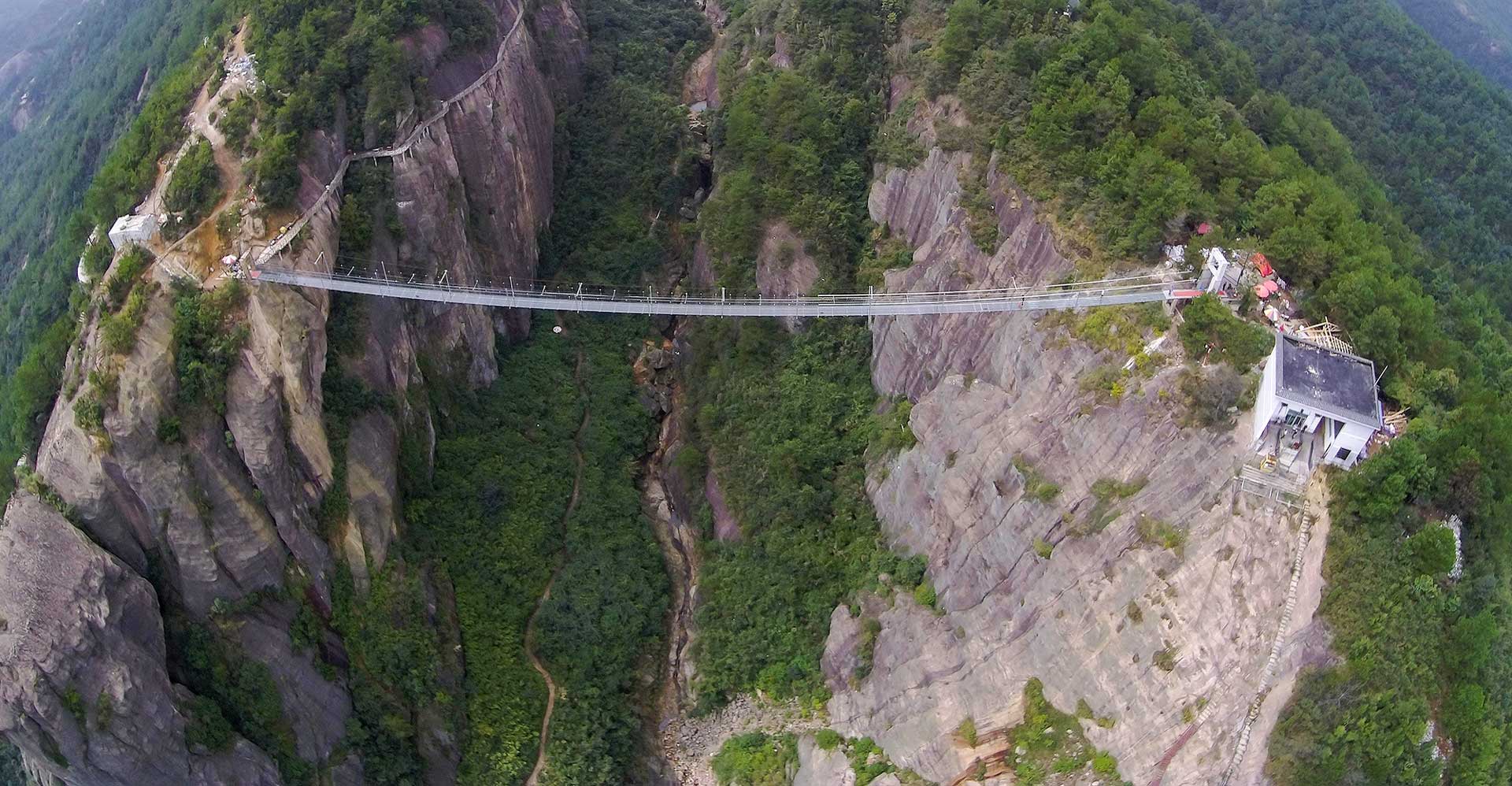 Most odvážnych mužov, Čína