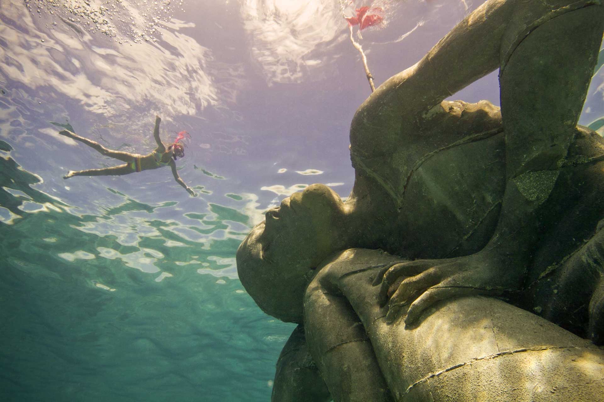 Ocean Atlas statue