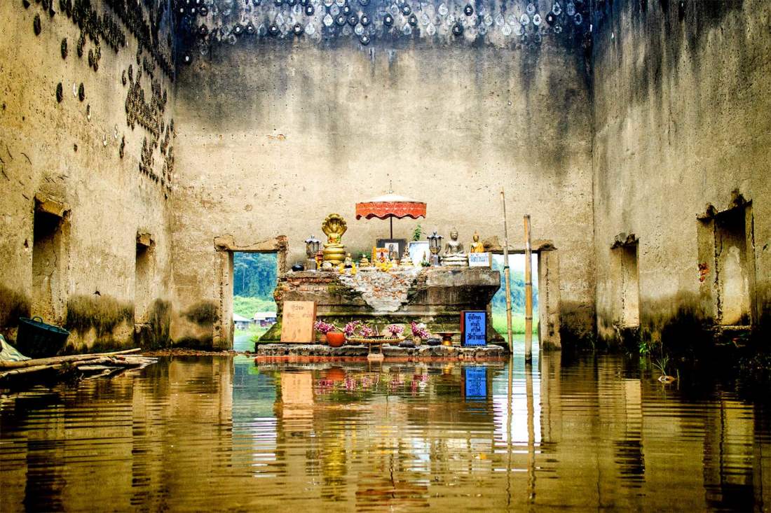 Potopený chrám, Thajsko