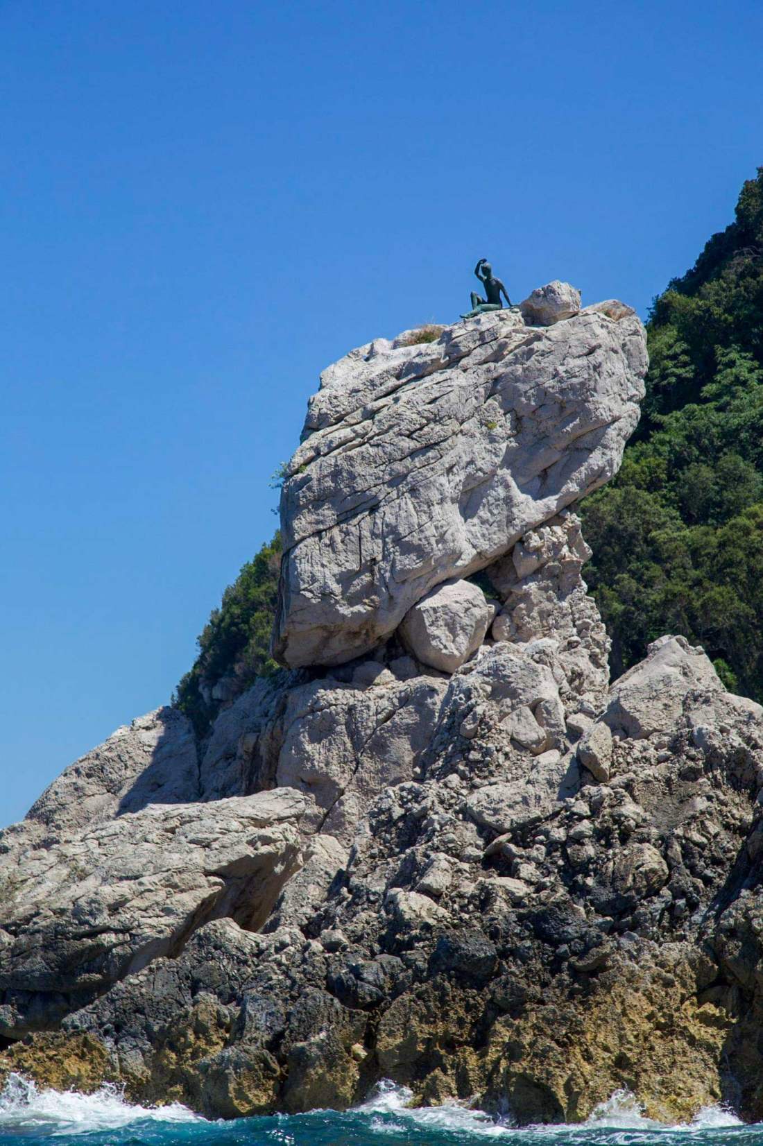 bronzová socha, Capri
