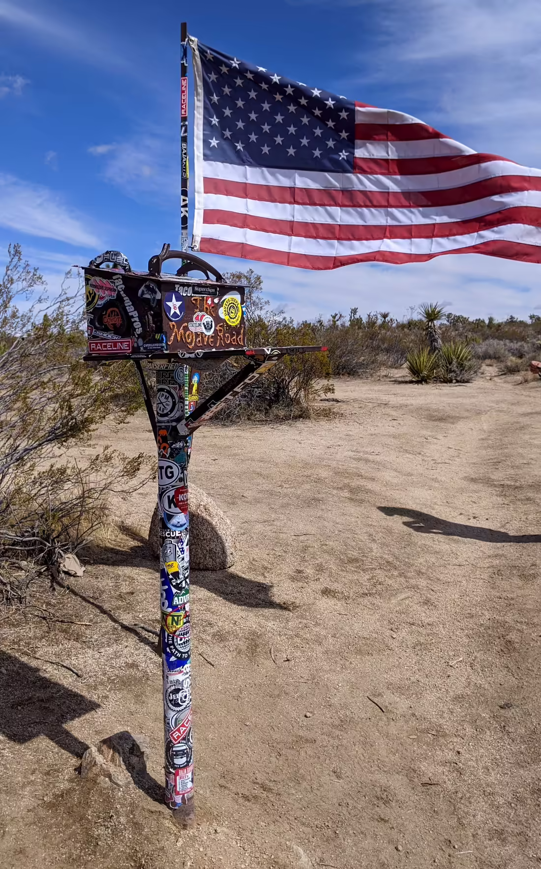 Mojave Road Mailbox