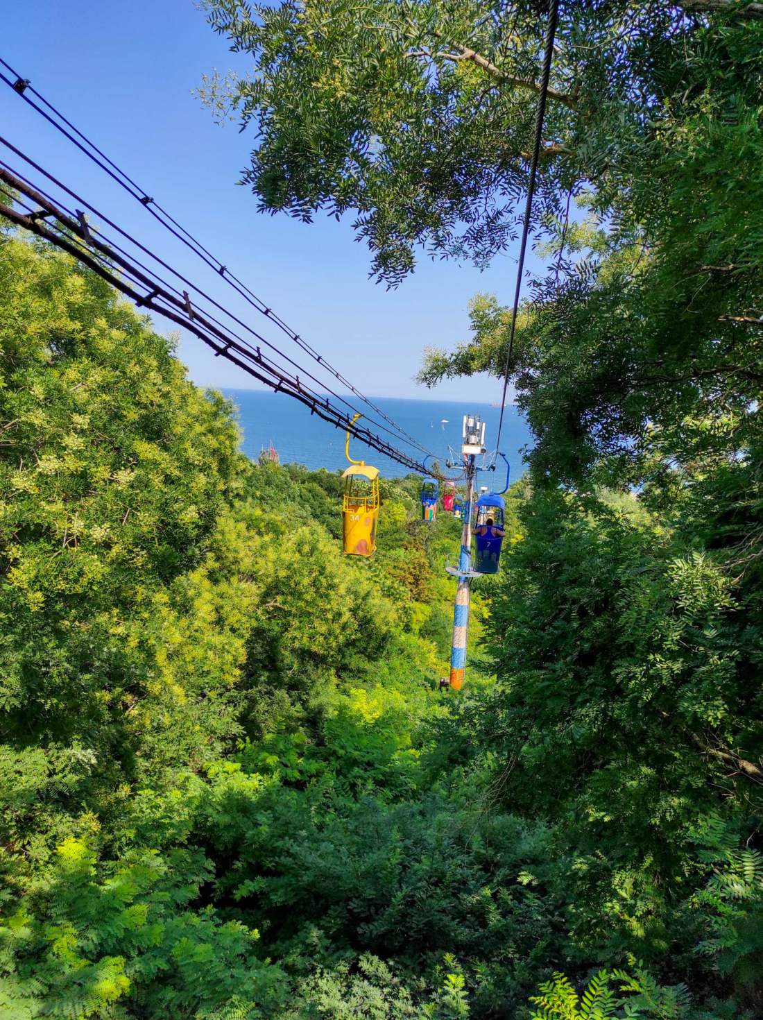 Lanovka v Odesa, Ukrajina