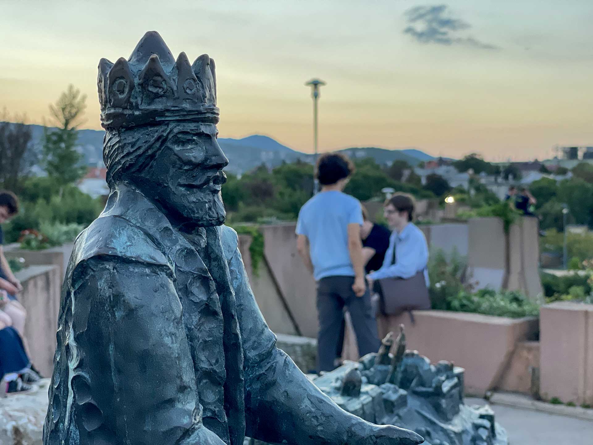 Socha princa z Budína a princeznej z Pešti