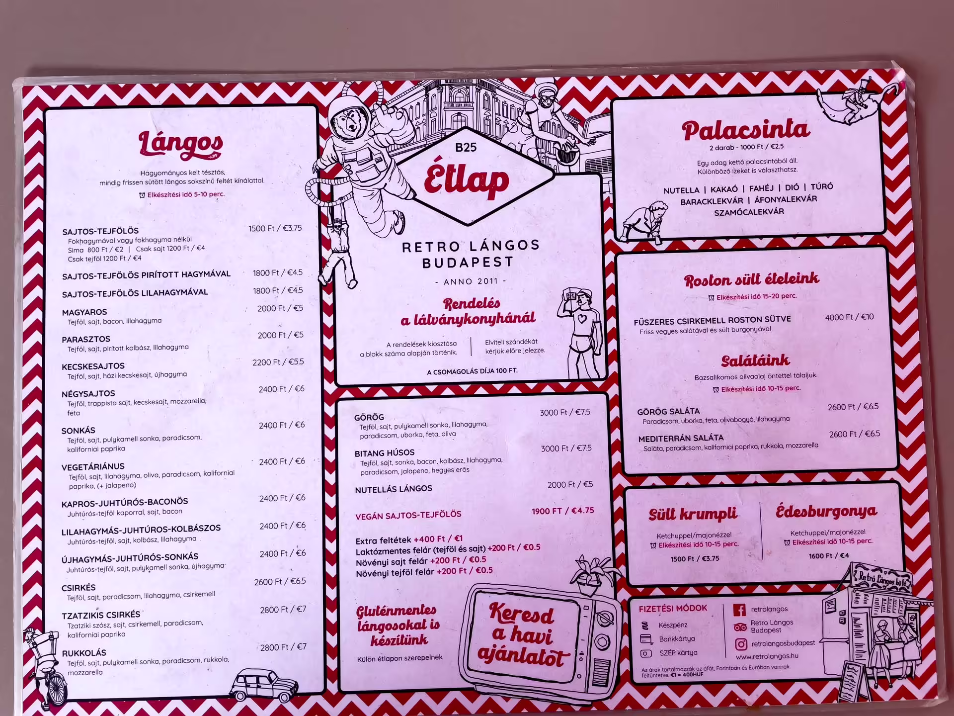 Retró Lángos