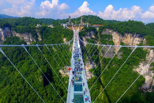 Sklenený most Zhangjiajie