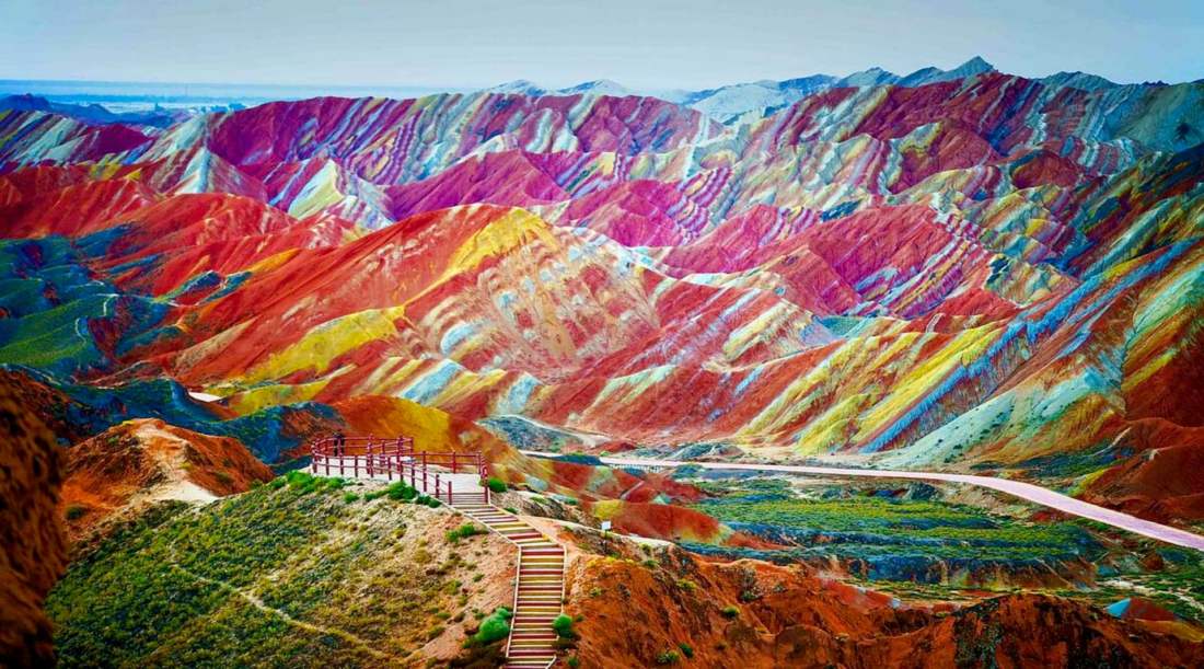 Farebné hory, Čína