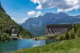 Priehrada Gleno, Taliansko