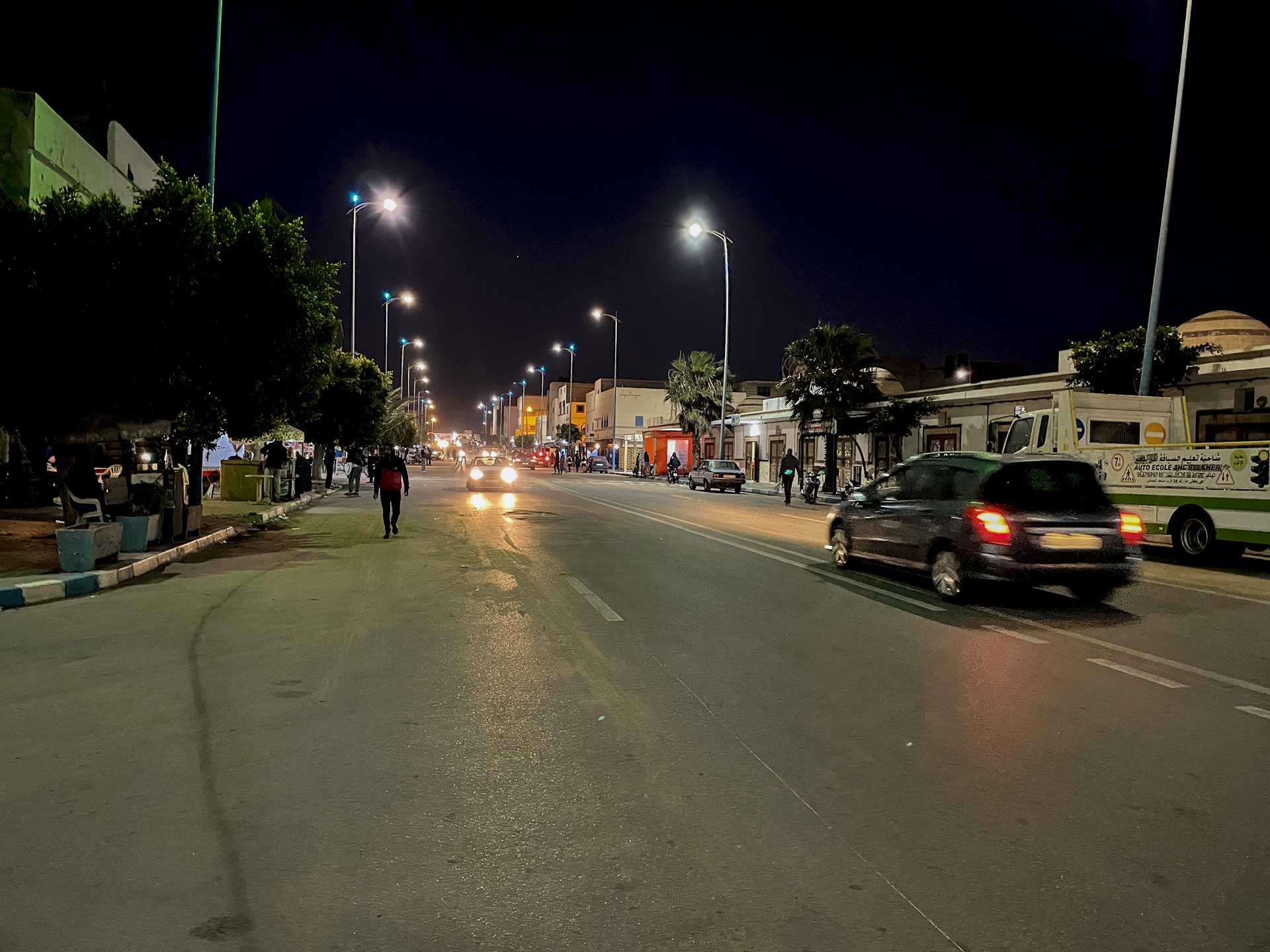 Hlavná ulica v noci