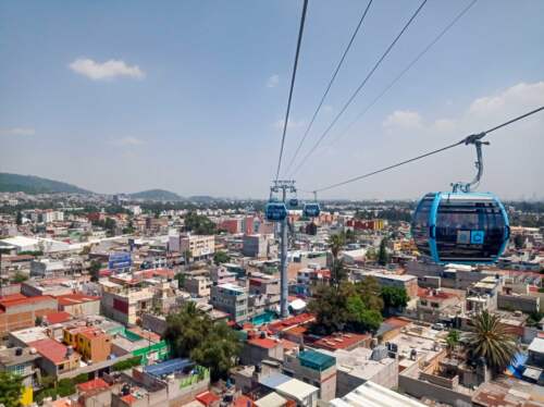 CABLEBUS Indios verdes