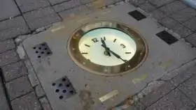 Pavement clock