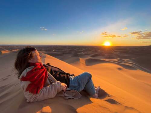 Pieskové duny v Maroku
