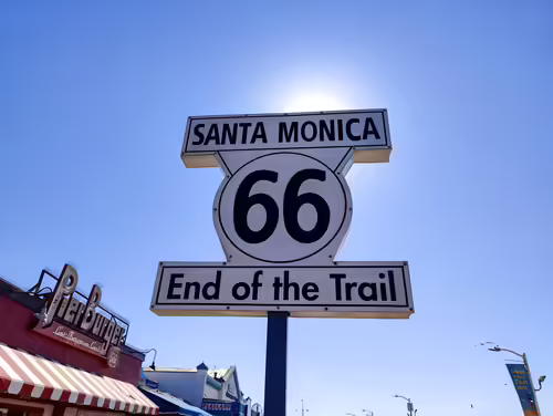 Značka Konca Cesty Route 66