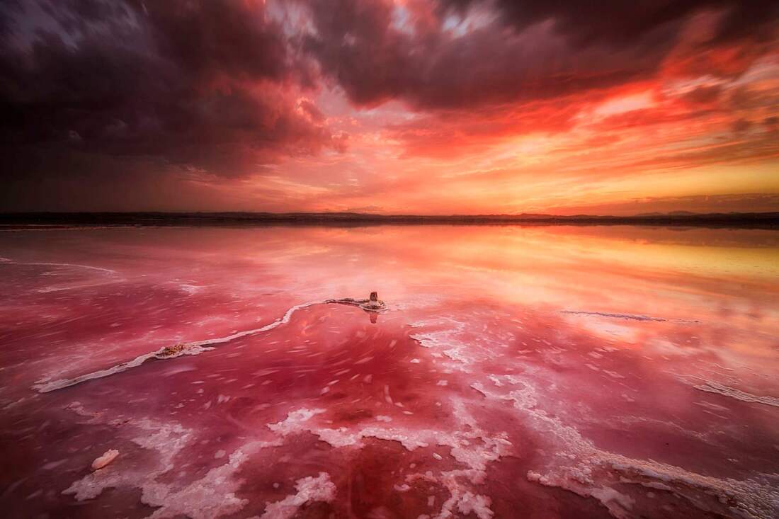 The Pink Lake Of Torrevieja