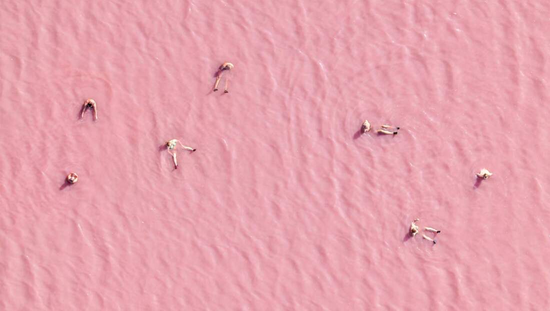 The Pink Lake Of Torrevieja