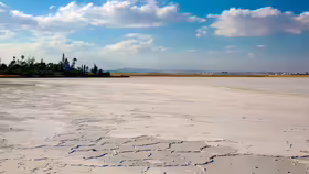 Soľné jazero Larnaka