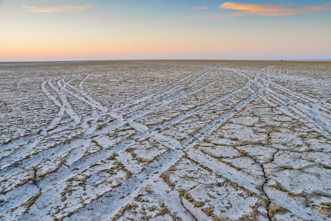slané jazero, Karakalpakstan