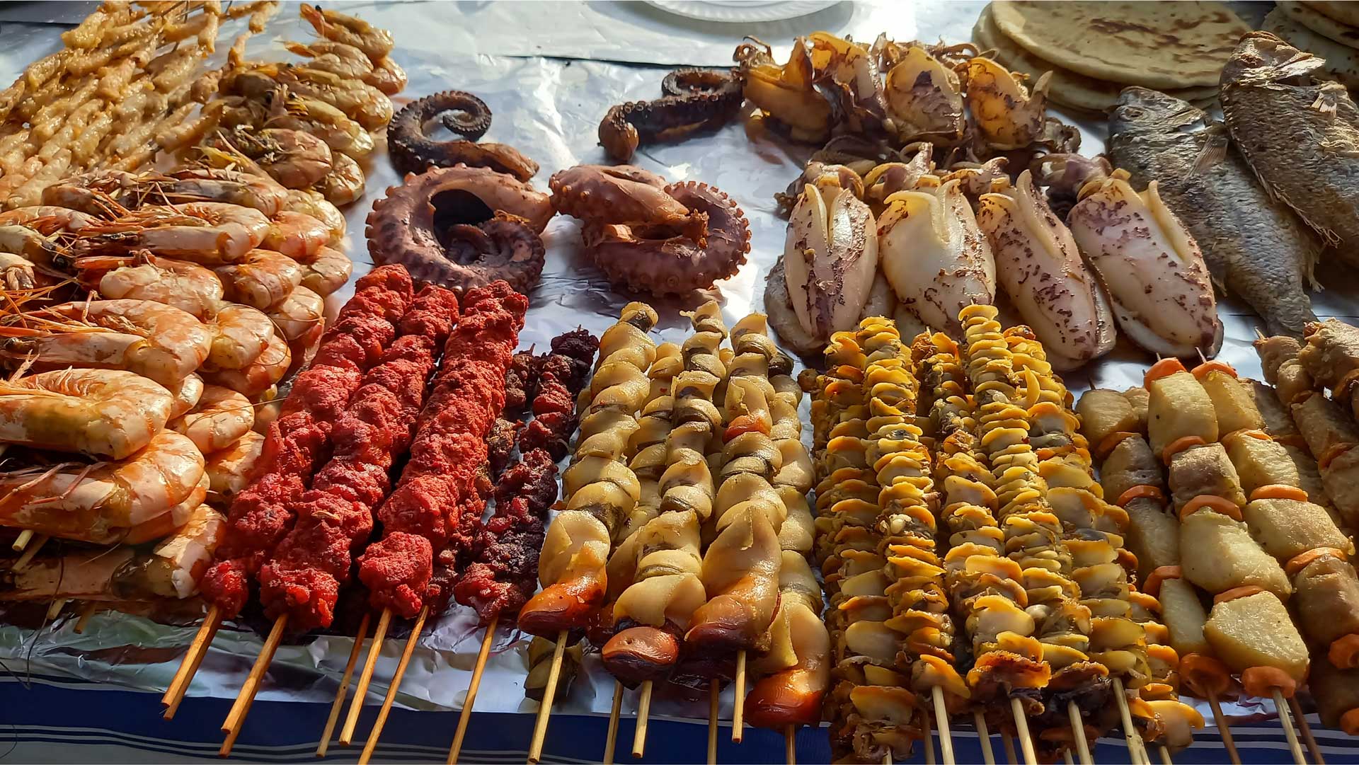 Night Food Market, Zanzibar