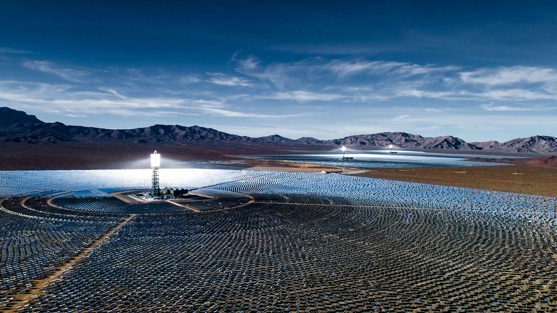 Solárne zariadenie Ivanpah