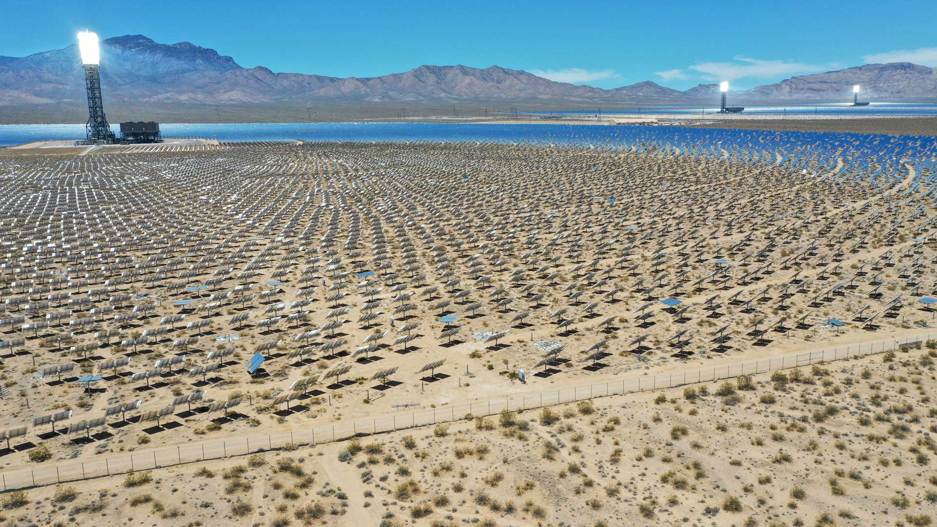 Projekt Sol rnej Energie Crescent Dunes Nevada PlaceMania