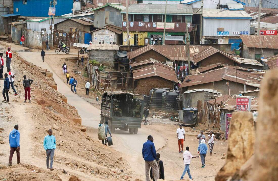 Slum v Nairobi