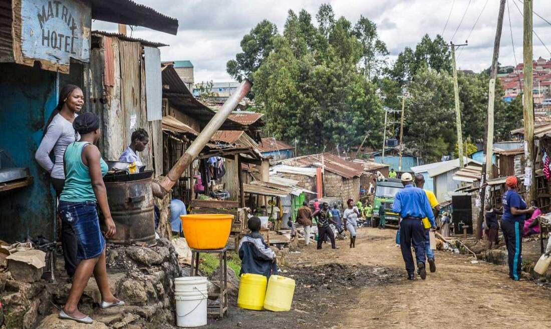 Slum v Nairobi