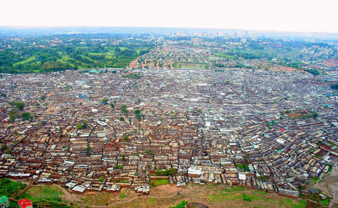Slum v Nairobi