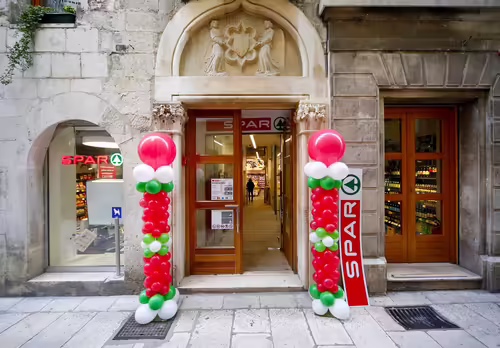 Supermarket SPAR chránený UNESCO