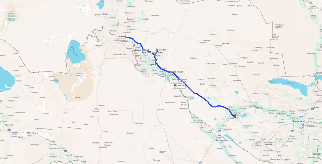 From Nukus to Buchara