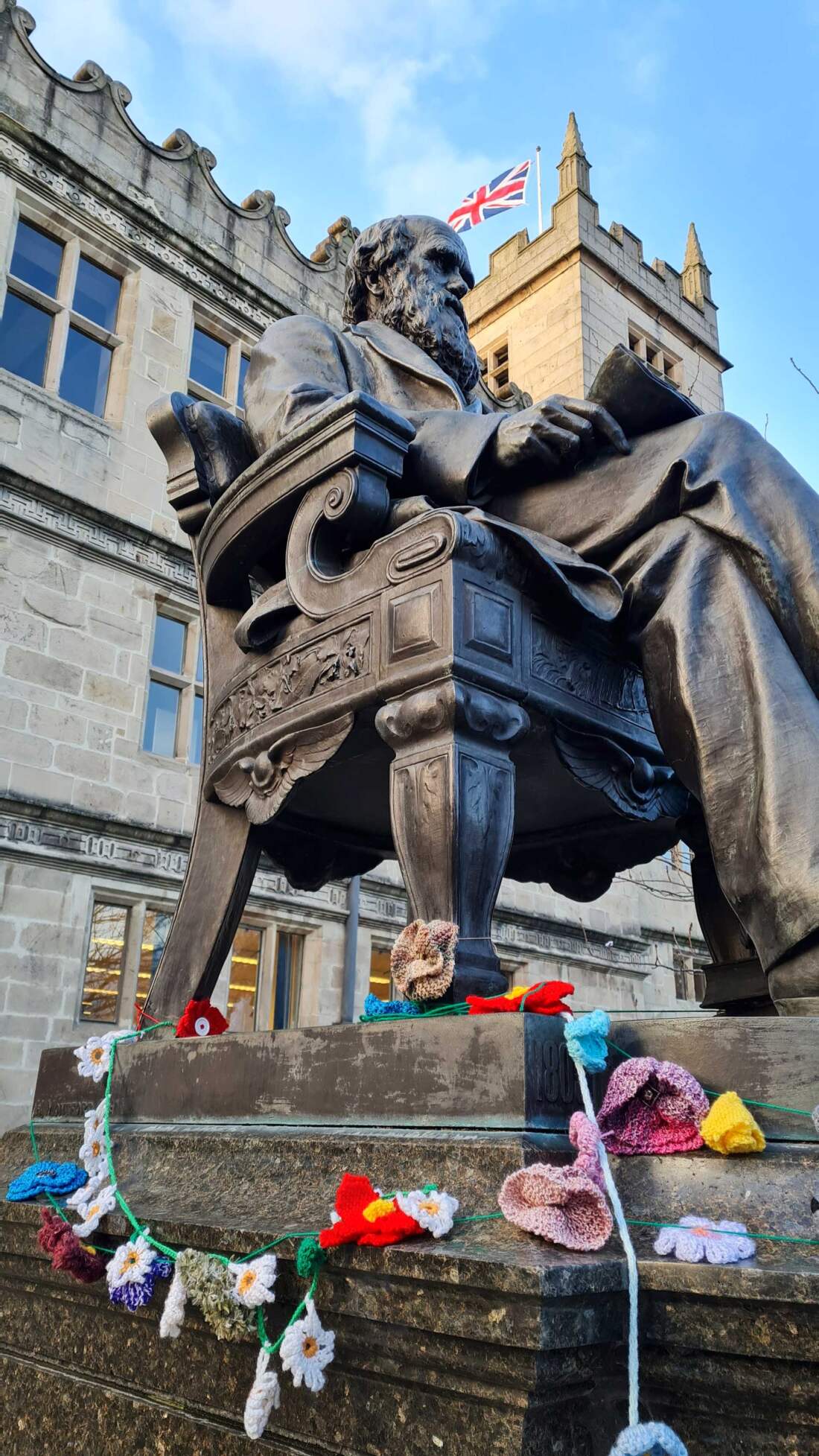 Charles Darwin Statue