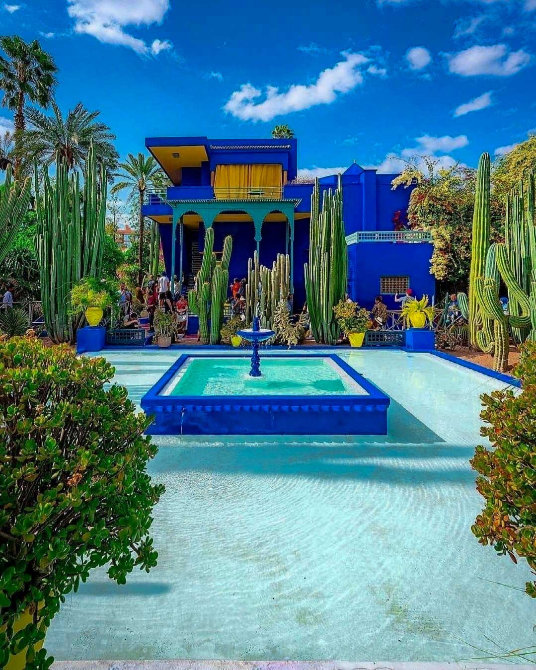 Záhrady Majorelle v Marrakechi