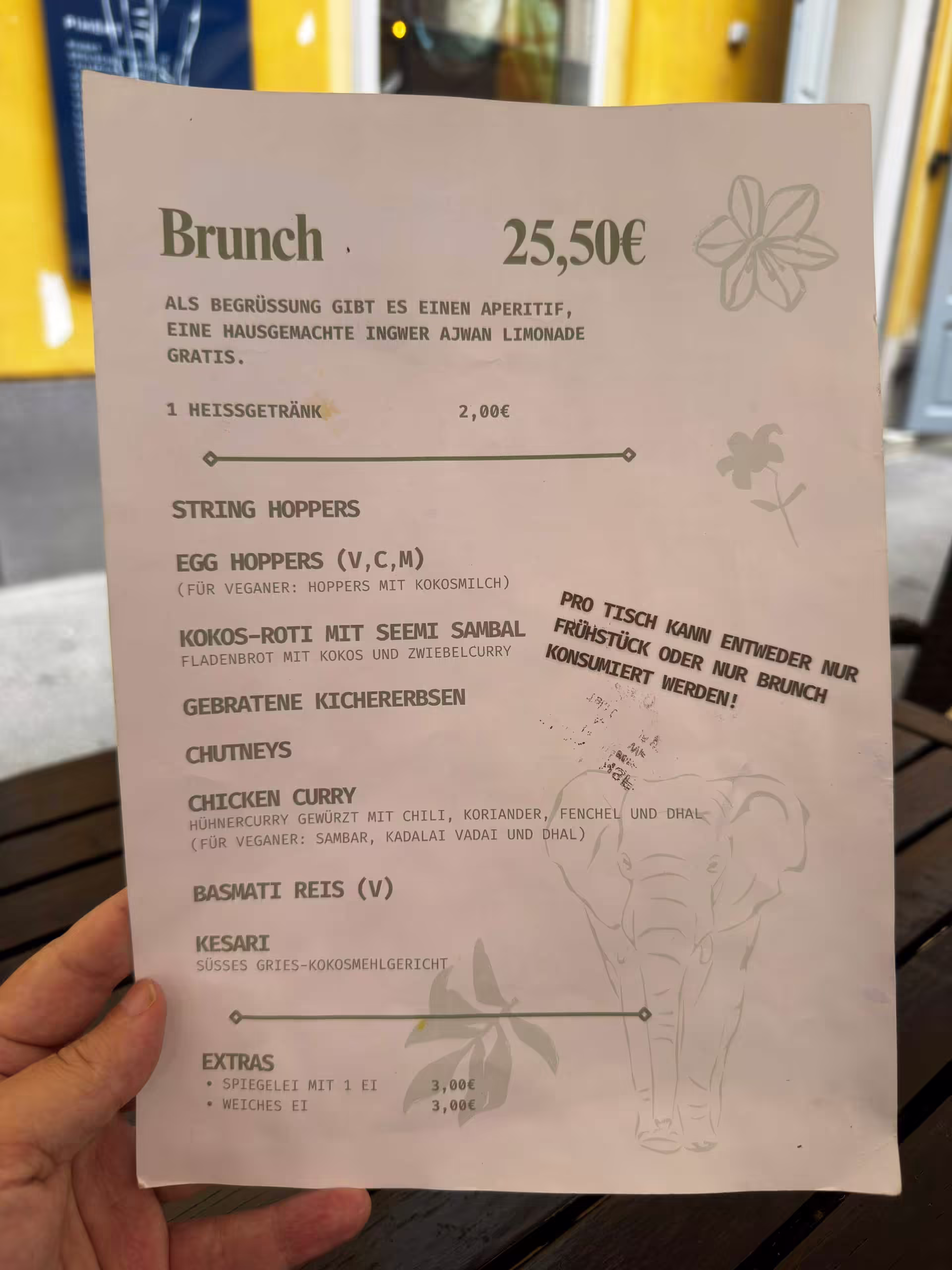 Srí Lanka brunch, Viedeň