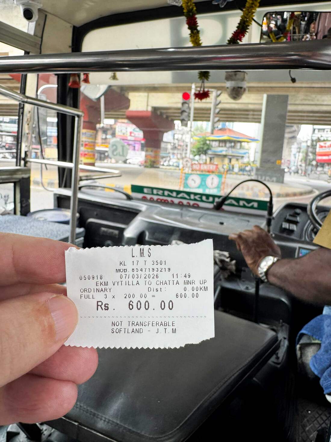 Autobus do Munnar