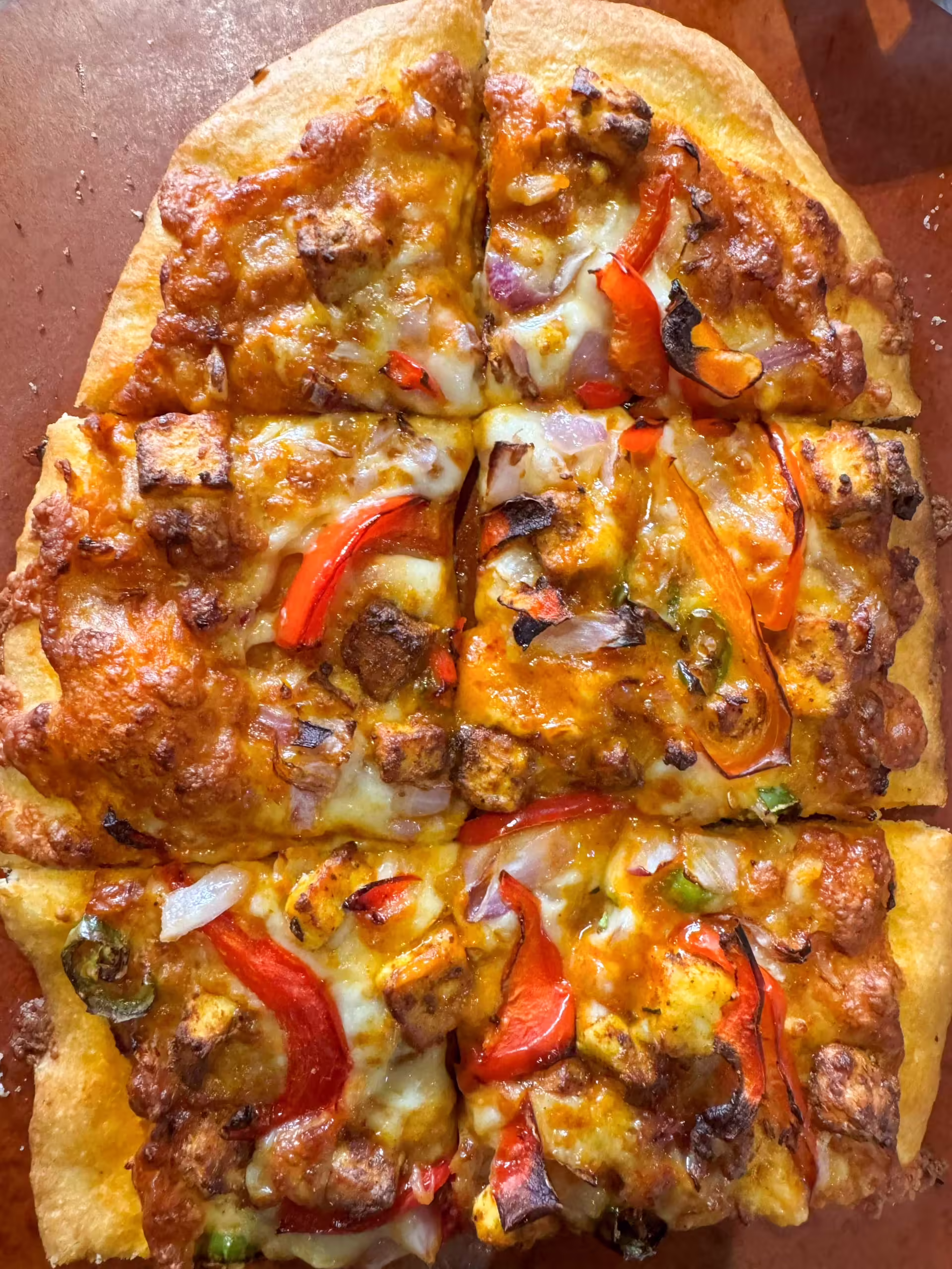 Talianska pizza na indický spôsob