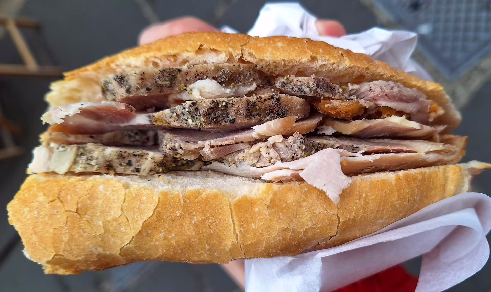 Panini s bravčovým mäsom