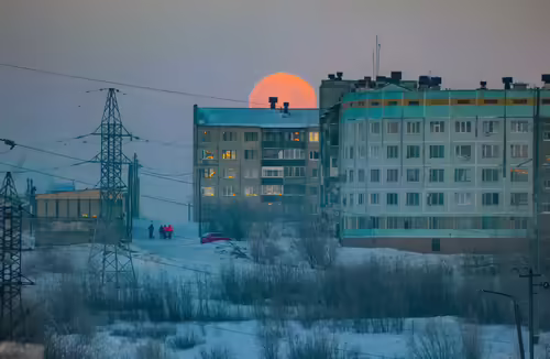 Vorkuta – ruské mesto nad polárnym kruhom, ktoré pomaly mizne