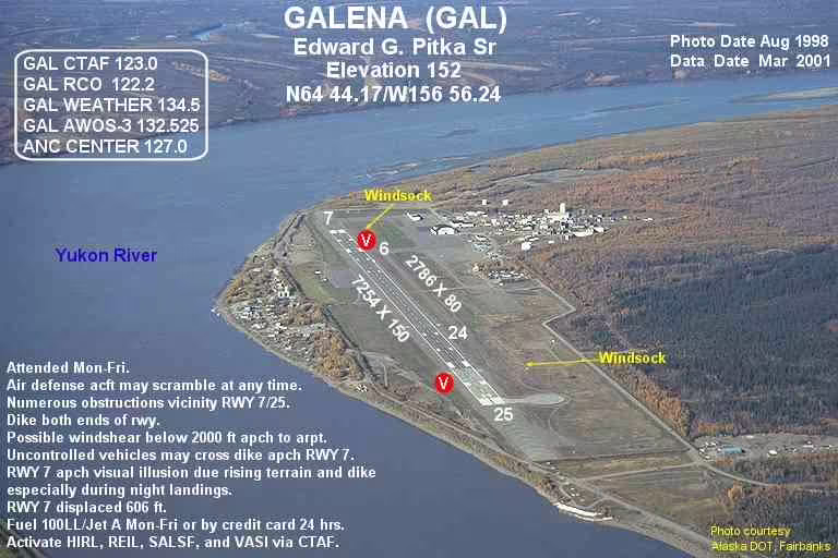 Edward G. Pitka Sr Airport (GAL)