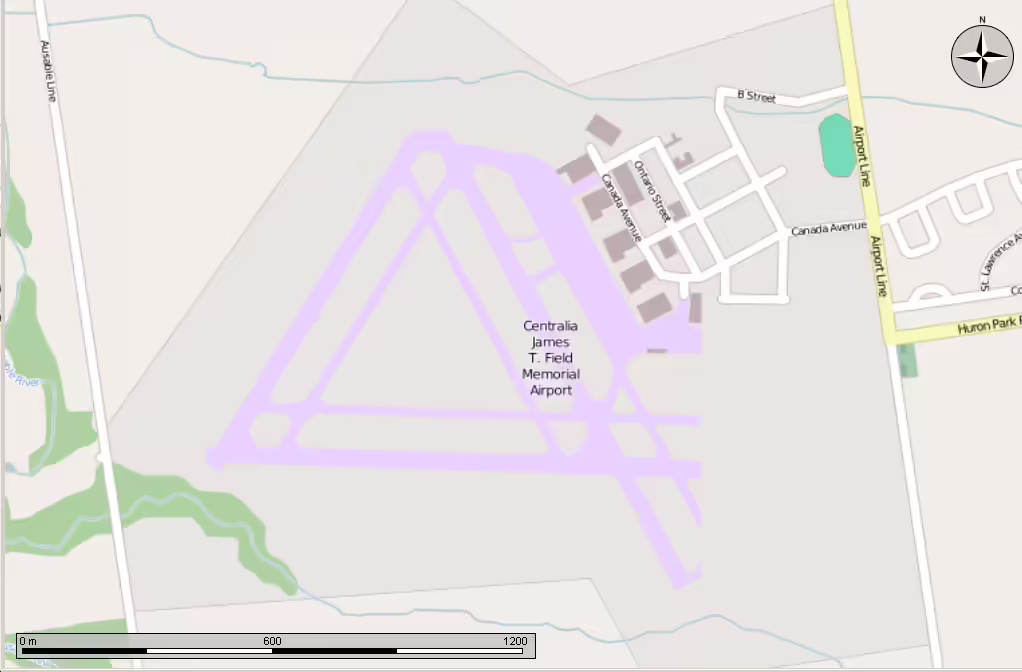 Centralia / James T. Field Memorial Aerodrome (YCE)