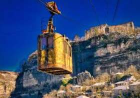 Cableway Chiatura, Georgia