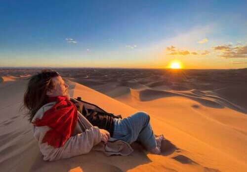 Pieskové duny v Maroku