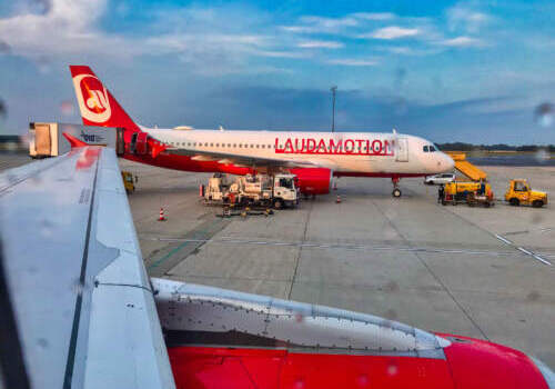 Aircraft, airplane, laudamotion, ryanair, check-in