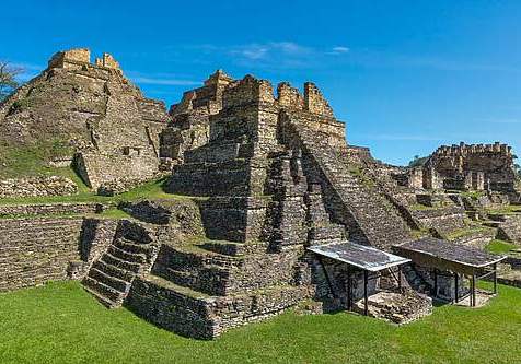 Mexické pyramídy Toniná, Mexiko