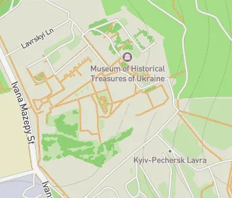 Mapa lokality Jaskynný kláštor v Kyjeve
