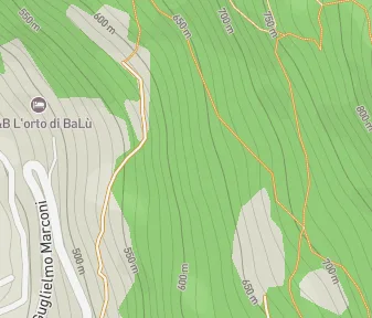 Mapa lokality Bosco di Quercus