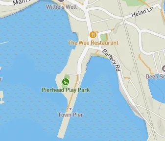 Mapa lokality Svetelná veža prístavu North Queensferry