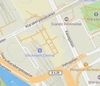 Mapa lokality Umelecká galéria v Štokholmskom metre