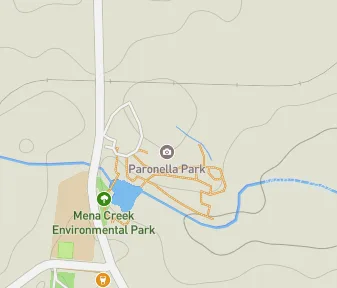 Mapa lokality Park Paronella