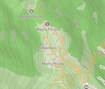 Mapa lokality Machu Picchu: Stratené mesto Inkov